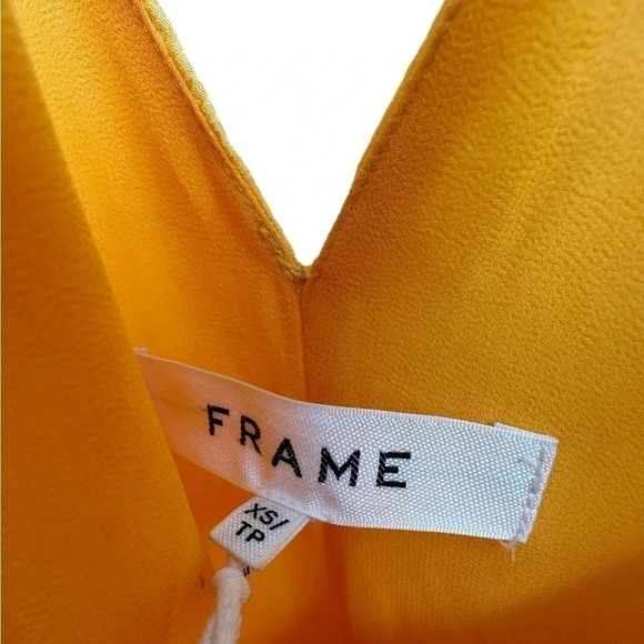 NEW FRAME Silk Halter Maxi Dress XS B926 - Picture 6 of 6